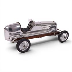 Authentic Models Bantam Midget model car, in chrome, L48cm, H19cm