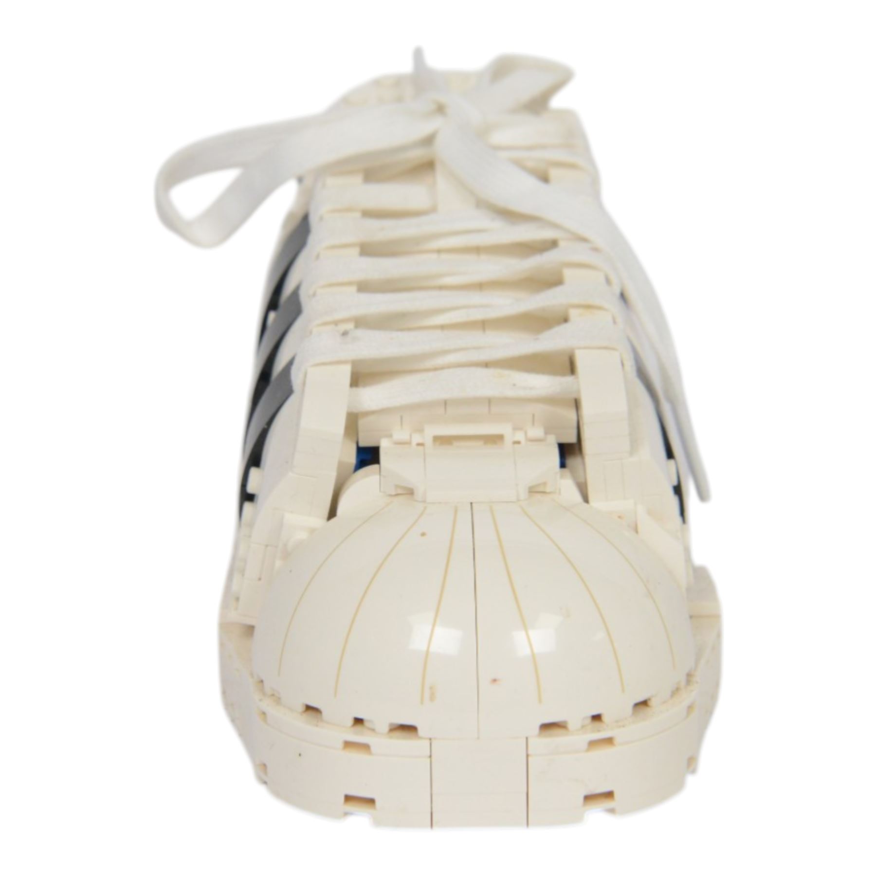 Lego Adidas Originals Superstar trainer, no. 10282, built with box and instructions