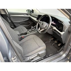 2022 Volkswagen Golf Estate 1.5 TSI Life 5dr. Manual Transmission. MOT December 2026. Our own vehicle from new, offered for sale due to fleet renewal. Registered December 2022. 50,200 miles. Specification includes:

16” Alloy wheels | LED headlights | LED rear lights | Discover Media 10” touchscreen with integrated navigation | App Connect with Apple CarPlay and Android Auto | Interior ambient lighting – 10 colours | Climate controlled air conditioning | Electric windows front and rear | Keyless start | Rain sensor and auto dimming rear view mirror | Adaptive cruise control | Car2X intelligent vehicle networking | Digital Cockpit Pro 10” digital dashboard | Traffic sign display | Lane assist with road edge recognition | Parking sensors front and rear | Full Volkswagen service history I Well maintained & excellent condition throughout
Buyers premium 3% plus VAT (3.6%).