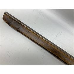 SHOTGUN CERTIFICATE REQUIRED - Modern 20-bore matchlock muzzle loading Civil War type musket, with 92.5cm(36