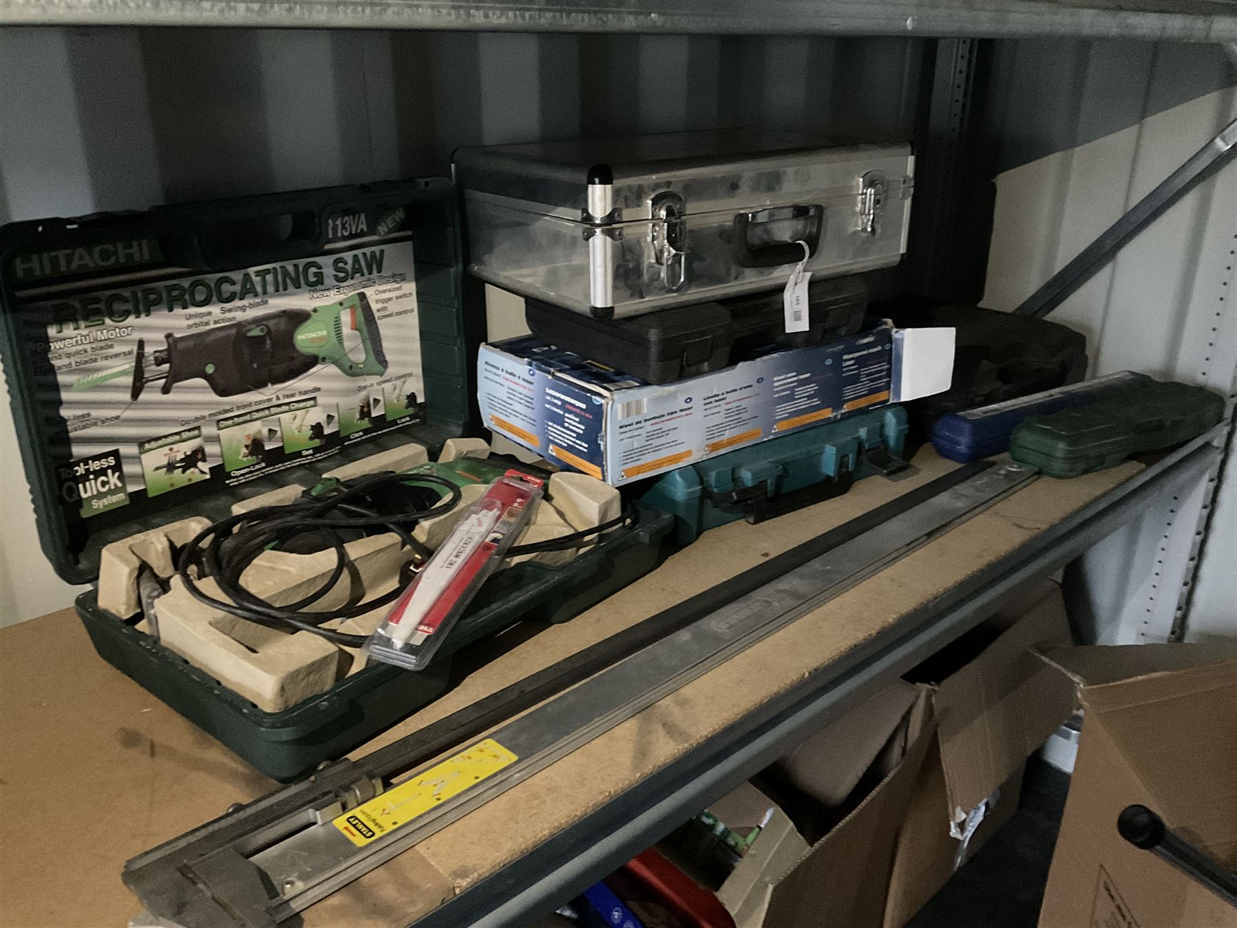 Makita corded drill, Norton corebit set, torque wrench, staple guns, reciprocating saw and other tools - THIS LOT IS TO BE COLLECTED BY APPOINTMENT FROM DUGGLEBY STORAGE, GREAT HILL, EASTFIELD, SCARBOROUGH, YO11 3TX