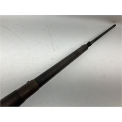 Early 20th century BSA .177 break-barrel air rifle with 69cm barrel and carved BSA logo to walnut stock L108cm overall; and Milbro Model G10 .177 repeater air pistol; boxed with instructions (2)