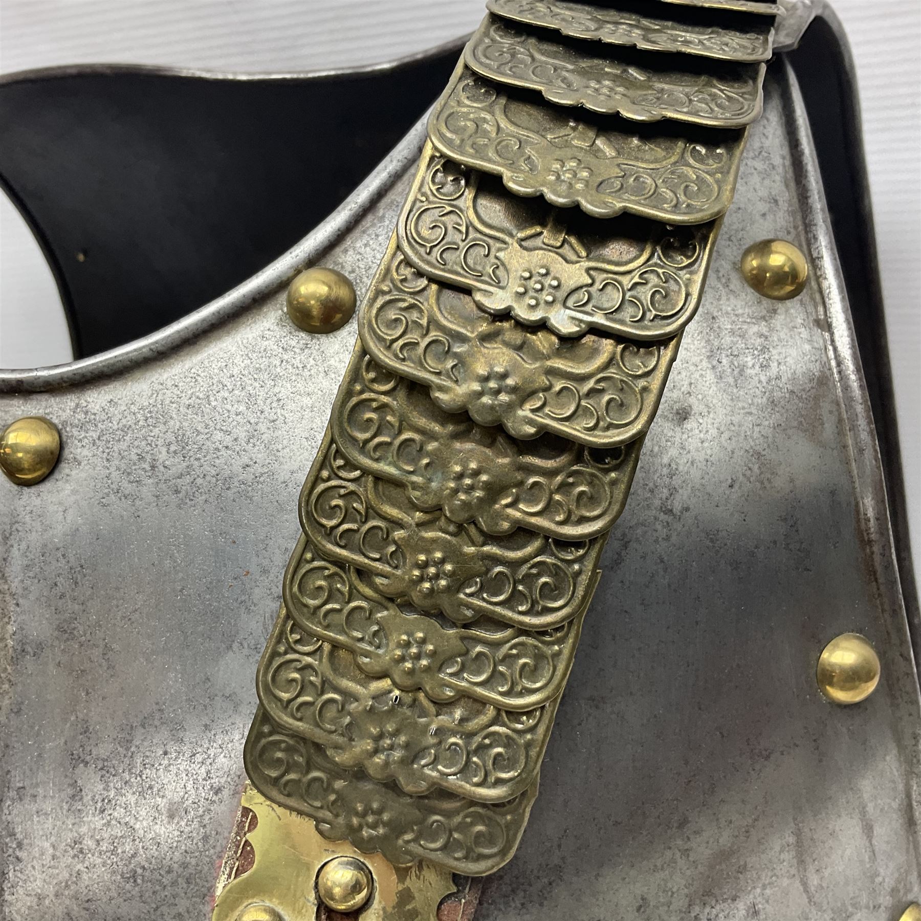 Copy of a Belgian Cuirass breastplate and backplate