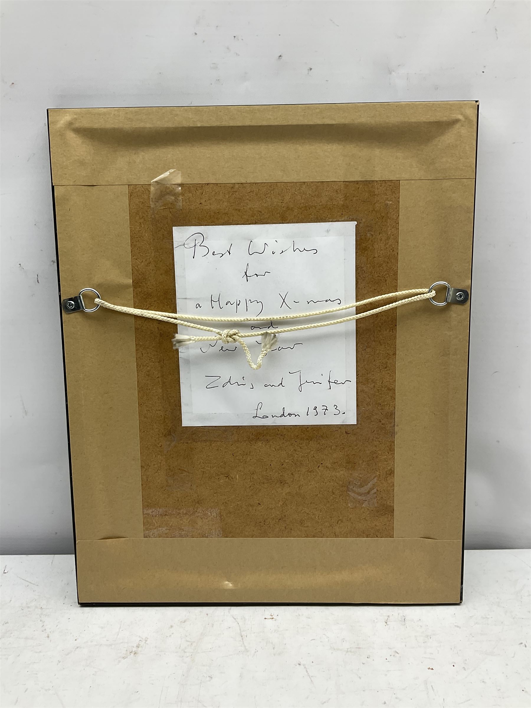 Zdzislaw Ruszkowski (Polish 1907-1991): Dog Seated, watercolour signed, inscribed and dated 1973 verso 22cm x 16cm 