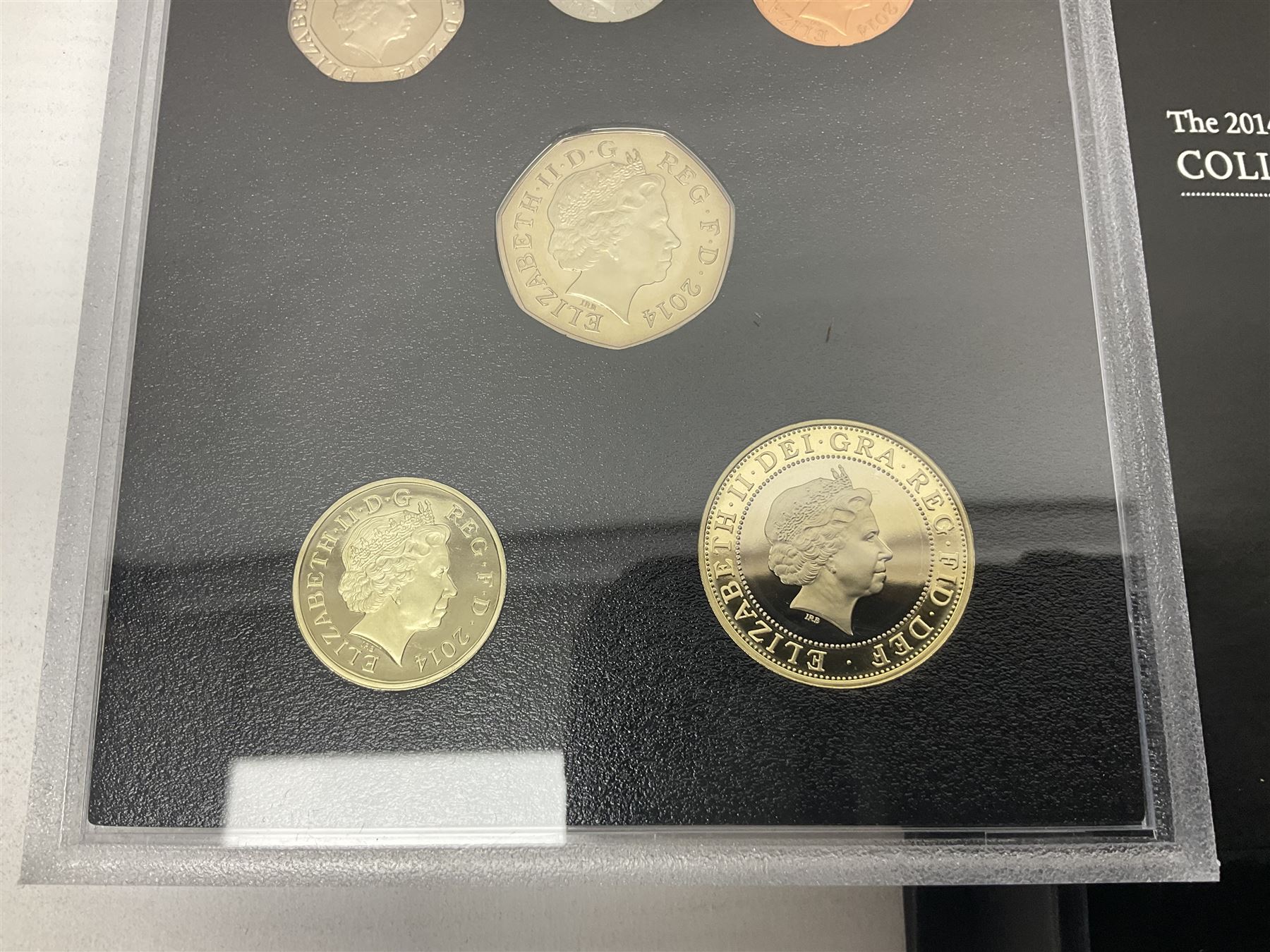 The Royal Mint United Kingdom 2014 proof coin set collector edition, cased with certificate