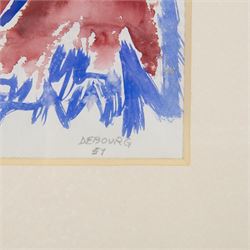 Narciso Debourg (Venezuelan 1925-2022): Untitled Abstract, watercolour signed and dated '51, 33cm x 25cm
Provenance: with Tessier-Sarrou & Associés, Drouot, Paris, France 1st December 2018, Lot 201

 
