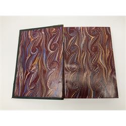 Three L Ruet etchings, together with two volumes of The Life and Times of Queen Victoria by Wilson 