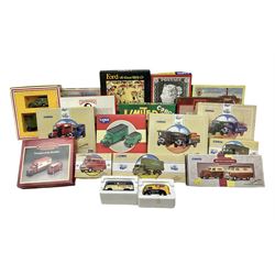 Nineteen boxed Corgi die-cast models sets, to include 50th Anniversary Battle of Britain, The Ruddles, The Bass, Ford- the general utility car, 150th Anniversary Penny Post, White Bread, Charrington etc