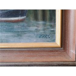 Jack Rigg (British 1927-): 'Whitby', oil on canvas signed, titled dated 2012 and inscribed '1960s-70s sketch' verso 40cm x 55cm