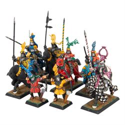 Games Workshop; collection of Bretonian Knights 