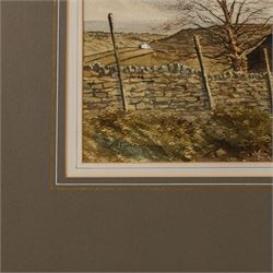 Arthur Craven (British 1934-2013): 'Bubbling Waters at Wycoller Farm' - Lancashire and 'Springs Farm - Enfield Side' - West Yorkshire, two watercolours signed, titled on label verso max 33.5cm x 47.5cm (2)