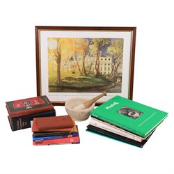Collection of pharmaceutical interest items, comprising limited edition print to commemora...