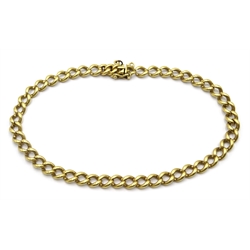  18ct gold chain link bracelet, stamped 750, approx 14.6gm  