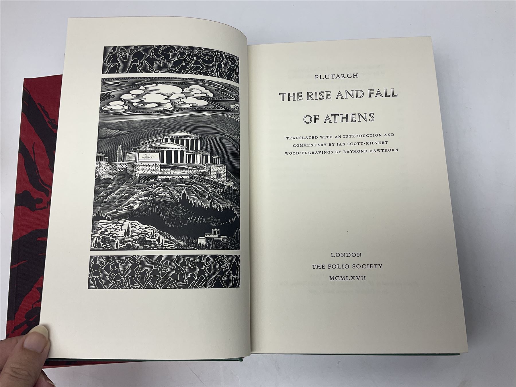 Folio Society - twenty-one volumes including Columbus on Himself, St Joan of Arc, The Devils of Loudun, The Rise and Fall of Athens, etc  
