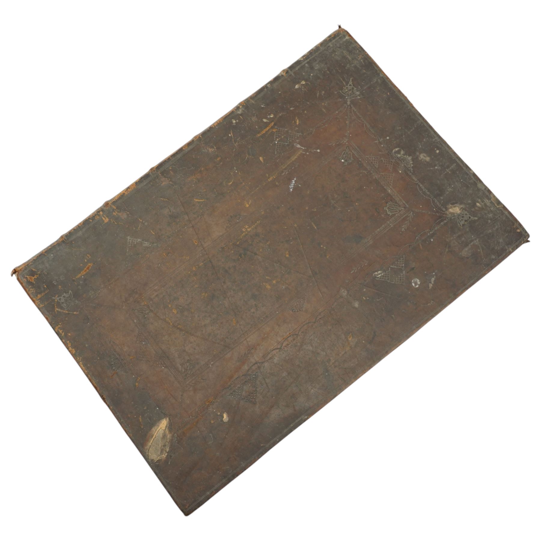  Ogilby, John - 'Britannia'  - Volume of road maps comprising pages 13-40 and containing twenty maps, folio, full calf circa 1698