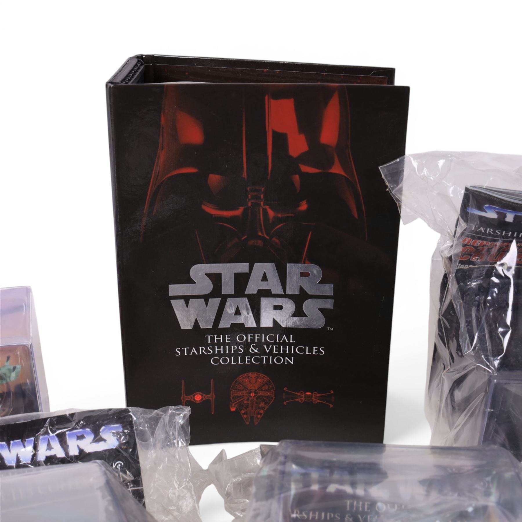 Eighty DeAgostini Star Wars The Official Starships & Vehicle collection models and magazines
