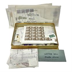 Stamps including Queen Elizabeth II mint decimal stamps in strips, marginal strips etc