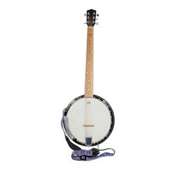 Harley Benton six-string banjo, with mahogany body and neck, L96cm