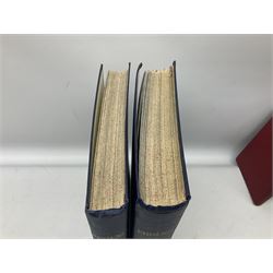 Military related books including two bound volumes of Phoenix Magazine Feb.1945 - Feb.1946; Knight W.S.M.: The History of the Great European War. Ten volumes; folding road map of India; The War in Pictures. Six volumes etc