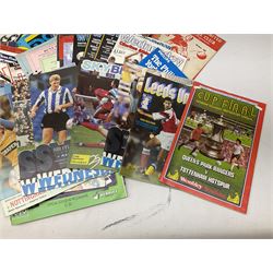 Quantity of football and rugby leave programs, to include Hull City 1949, Hull KR 1980's, Darlington FC 1960's, Liverpool 1960's, etc. 