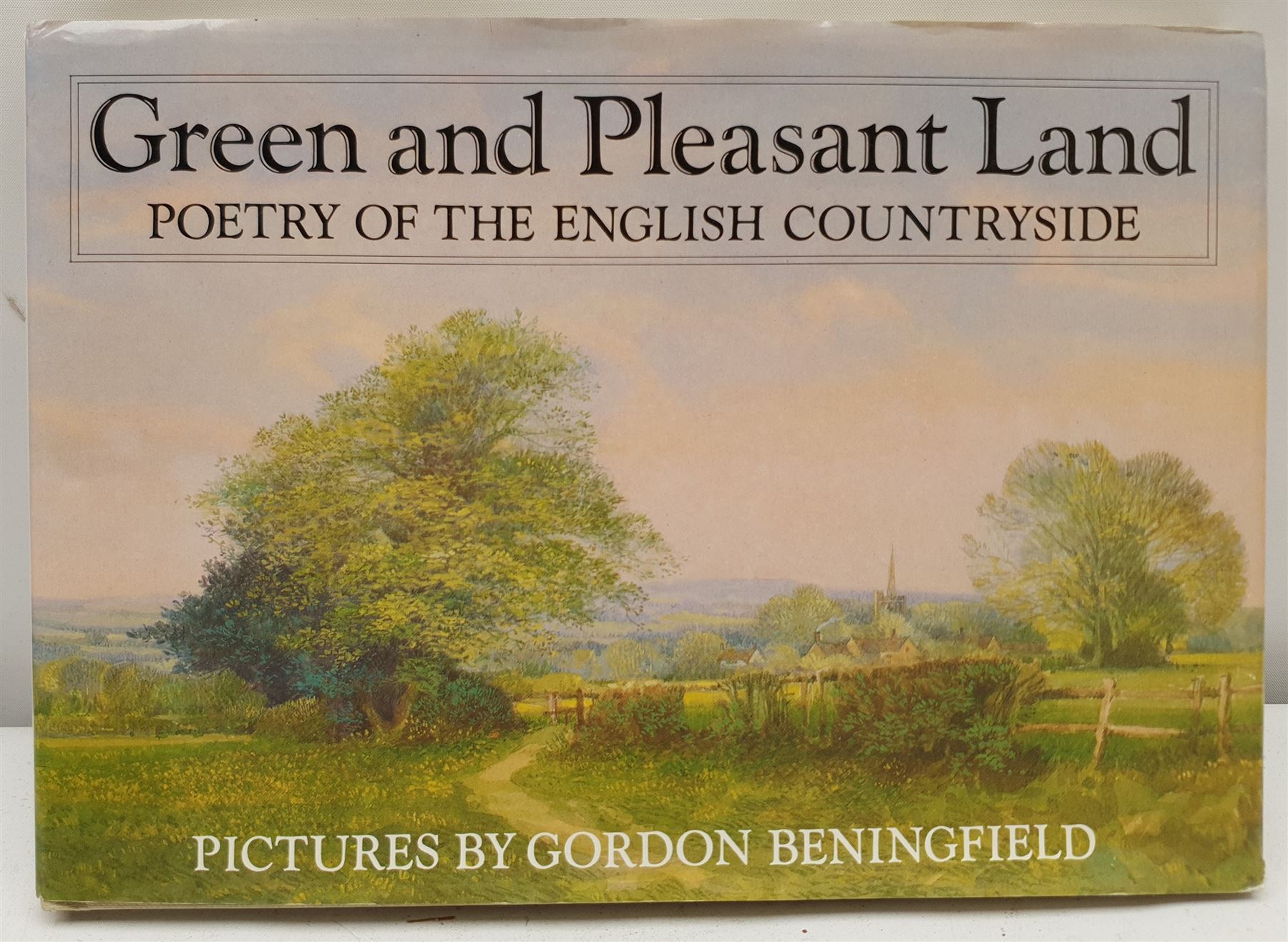 Gordon Beningfield (British 1936-1998): 'Mild the Mist upon the Hill', watercolour signed 15cm x 22cm 
Notes: illustrated in 'Green and Pleasant Land - Poetry of the English Countryside' p.71, sold together with a copy of the book