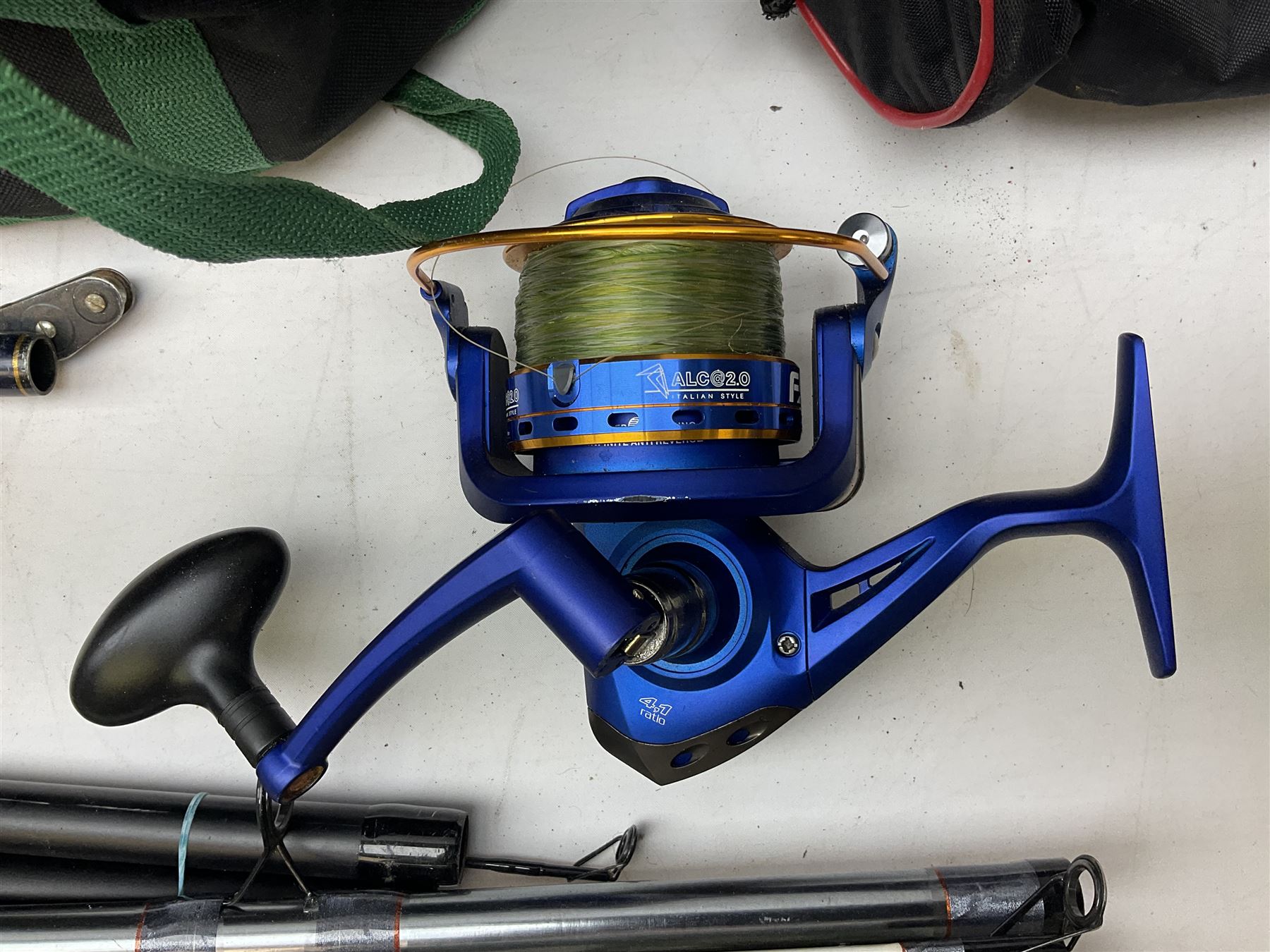 Fishing tackle including first mariner 8000 evo and other reels, unused