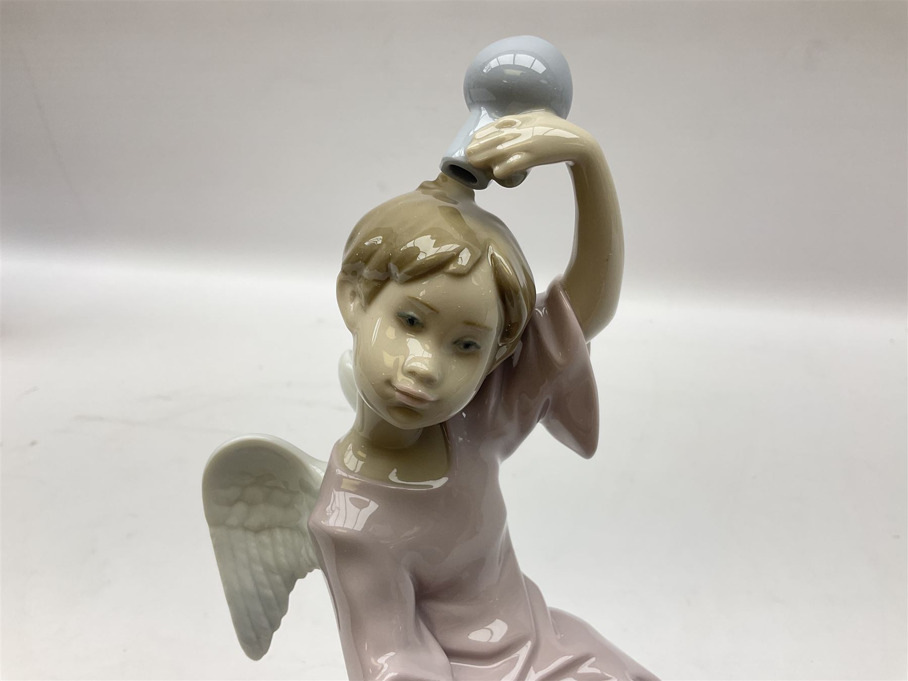 Lladro Season Angels set, comprising Spring Angel no 6146, Fall Angel no 6147, Summer Angel no 6148 and Winter Angel no 6149, all with original boxes, largest example 29cm