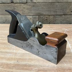 10” rosewood infill plane with brass cap and Sorby blade - THIS LOT IS TO BE COLLECTED BY APPOINTMENT FROM DUGGLEBY STORAGE, GREAT HILL, EASTFIELD, SCARBOROUGH, YO11 3TX