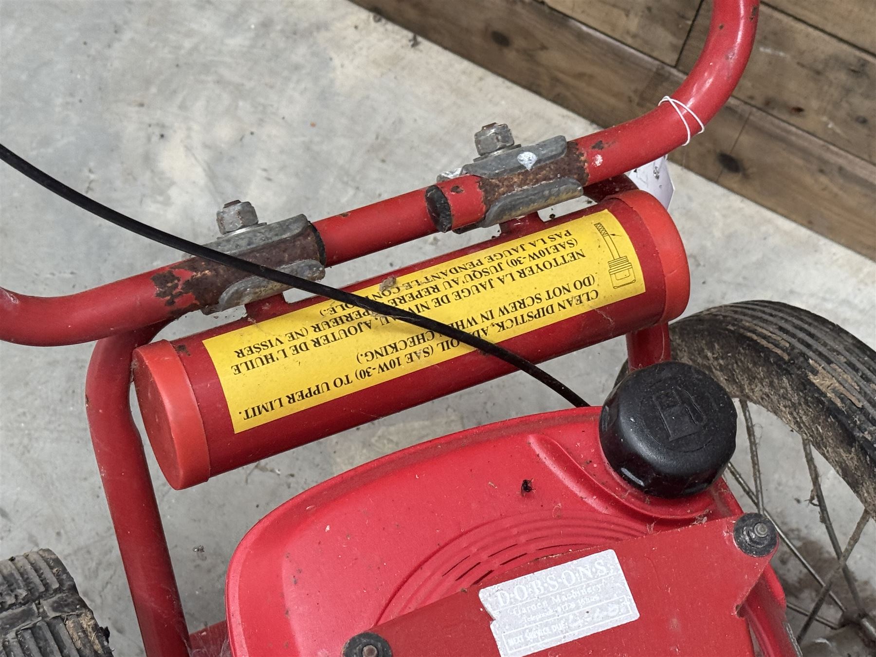 Allen Wheeltrim wheeled strimmer, Honda 4.5 petrol engine