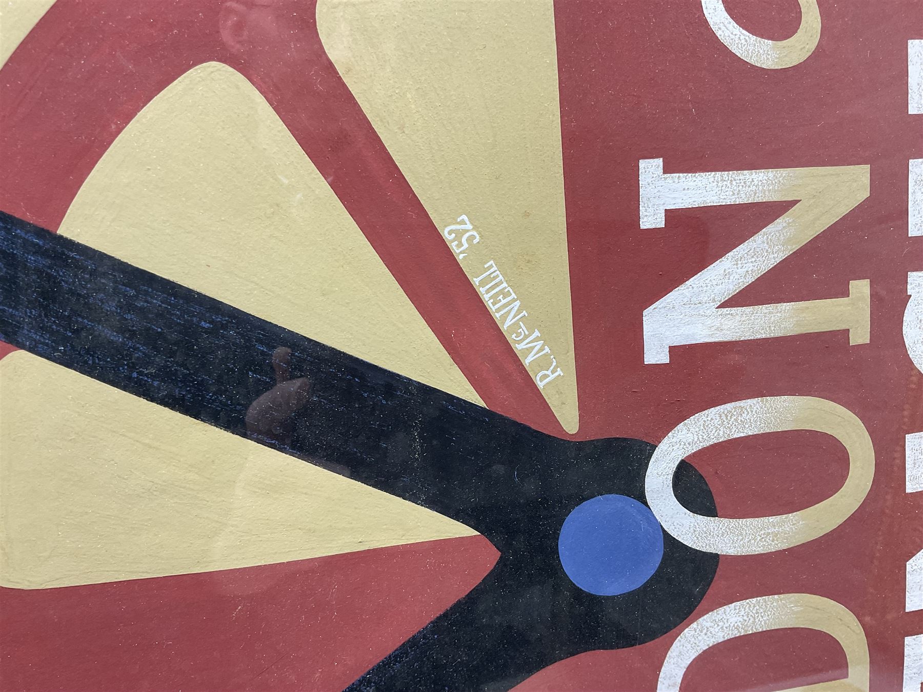 Ronald McNeill (British 1932-2020): 'BIF [British Industries Fair] 1953 - London and Birmingham', original design for a poster, gouache signed and dated '52, 99cm x 60cm