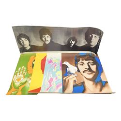 Set of 4 limited edition prints of the Beatles, by Richard Avedon for the Daily Express, H68 W48cm