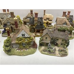 Eight Lilliput Lane limited edition Beatrix Potter models, including Buckle Yeat, Tabitha Twitchits Shop and Ginger Pickles Shop, together with twelve Lilliput Lane models from the Blaise Hamlet collection, including Dial Cottage, Diamond Cottage and Vine Cottage, all with deeds and original boxes (20)
