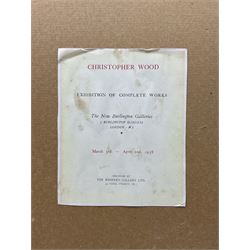 John Christopher 'Kit' Wood (British 1901-1930): Female Nude, charcoal on buff paper unsigned 30cm x 19cm 
Provenance: private collection; exh. 'Christopher Wood - Exhibition of Complete Works', New Burlington Galleries, London, March - April 1938, facsimile labels verso