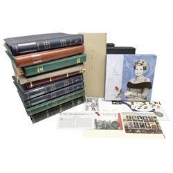 Stamps including first day covers relating to Diana Princess of Wales, small number of coin covers, Mercury 'Silk' covers, other first day covers many with printed address and special postmarks, Australia, Barbados, British Honduras, Germany, Jamaica and other World stamps, housed in albums, folders and loose, in one box