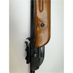 Chinese model 55 .22 break barrel air rifle with telescopic sight 