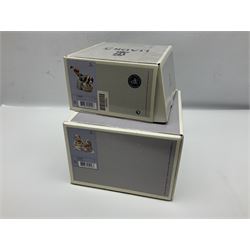 Pair of Lladro figures comprising 'Mis Amigos' model no 5456, and 'Bashful Bather' model no 5455, both with boxes