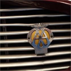 1953 Hillman Minx Saloon

Registration: NYP 135
Engine: 1,265cc petrol
Transmission: Manual, column change
Odometer reading: 37,553 miles
Colour: Maroon red
Interior: Cream
Former keepers: 3
V5C: Present
Keys: One

A 1953 Hillman Minx four-door saloon, finished in maroon red with a contrasting cream interior.

Powered by a 1,265cc petrol engine with manual column-change transmission. The Smiths speedometer displays 37,553 miles, although this mileage has not been independently verified.

The vehicle has previously been restored and presents with glossy maroon paintwork, cream bench seating and a period dashboard and steering wheel. The engine bay is painted to match the exterior and appears generally tidy. The underside has been coated or undersealed in places, with the chassis, floor sections, suspension and exhaust visible in the accompanying photographs.

At the time of cataloguing, the engine turned over but did not start.

Features

• 1,265cc petrol engine
• Manual column-change transmission
• Right-hand drive
• Four-door saloon body
• Maroon red exterior
• Cream bench-seat interior
• Smiths instrumentation
• Period dashboard controls
• Steel wheels with chrome hubcaps
• Chrome bumpers and exterior trim
• Rear-hinged bonnet
• Leaf-spring suspension

History and Documentation

• V5C registration document present
• Three former keepers recorded
• One key
• Pitman’s handbook included

Condition

The vehicle is presented in restored condition. The maroon paintwork retains a good overall gloss, with some age-related marks and imperfections visible on closer inspection.

The cream interior presents well overall, with signs of age and use to the upholstery, carpets, dashboard and controls. Some surface deterioration and pitting are visible to areas of the chrome and brightwork.

The engine bay appears tidy, although some wiring and ancillary components appear non-original or subsequently renewed. The underside has received protective coating or underseal in areas. Prospective purchasers should inspect the structure, chassis, floor, suspension and mechanical components carefully.

At the time of cataloguing, the engine turned over but did not start. The vehicle has not been mechanically inspected or road tested by the auctioneers.

Prospective purchasers should satisfy themselves as to the vehicle’s condition, specification, originality, mileage, identity and roadworthiness before bidding.

This vehicle forms part of the Estate of the Late John Sills and is offered for sale by the Executors, confirming a genuine reason for sale.