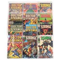 Twenty-one Marvel Silver and Bronze Age 'Doctor Strange' comics, spanning years 1968-1974, comprising volume #1 issues #169-#183, and six 1974 'Doctor Strange Mystic of the Dark Arts' issues #1-#6