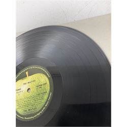 The Beatles White album vinyl record, with side opening gatefold sleeve, Apple Records, Stereo, SLPEA-1007 and 1008, YEX 710, 711 and 712