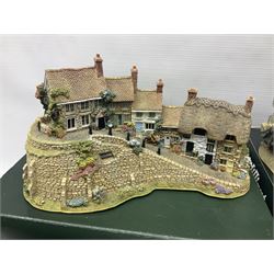 Two Lilliput Lanes, comprising Clovelly and Gold Hill, Shaftesbury, both with original boxes and certificate of authenticity 