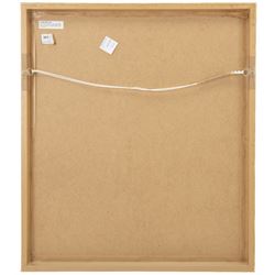 David Schneuer (Austro Hungarian 1905-1988): Lady in the Green Dress, limited edition serigraph signed and numbered 27/250 in pencil 33cm x 28cm
Notes: Schneuer who emigrated to Israel, was well known for his paintings and serigraph prints of cafe scenes and depictions of the German and Parisian social scene in the 1920's. His expressionistic style is evident as he creates scenes filled with a party-like atmosphere, constantly exploring sex and eroticism