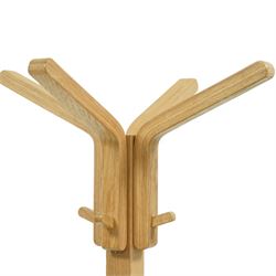 Habitat light oak hat and coat stand