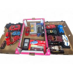 Diecast model vehicles, including Maisto, Majorette and Bburago examples, three boxed the ...