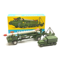 Corgi - Major Gift Set No.9, 'Corporal' Missile, Erector Vehicle, Launcher and Tow Truck, boxed with internal packaging and paperwork, near mint condition with some paint loss to roof of tow truck