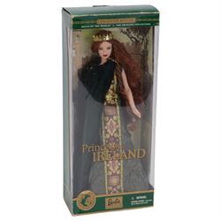 Five Mattel Dolls of the World Collector's Edition Barbie Dolls, including Princess of China, Princess of Japan, Princess of England, Princess of Ireland and Festivals of the World Irish Dance edition, all boxed