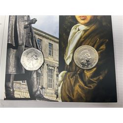 The Royal Mint United Kingdom 2019 brilliant uncirculated annual coin set, in card folder