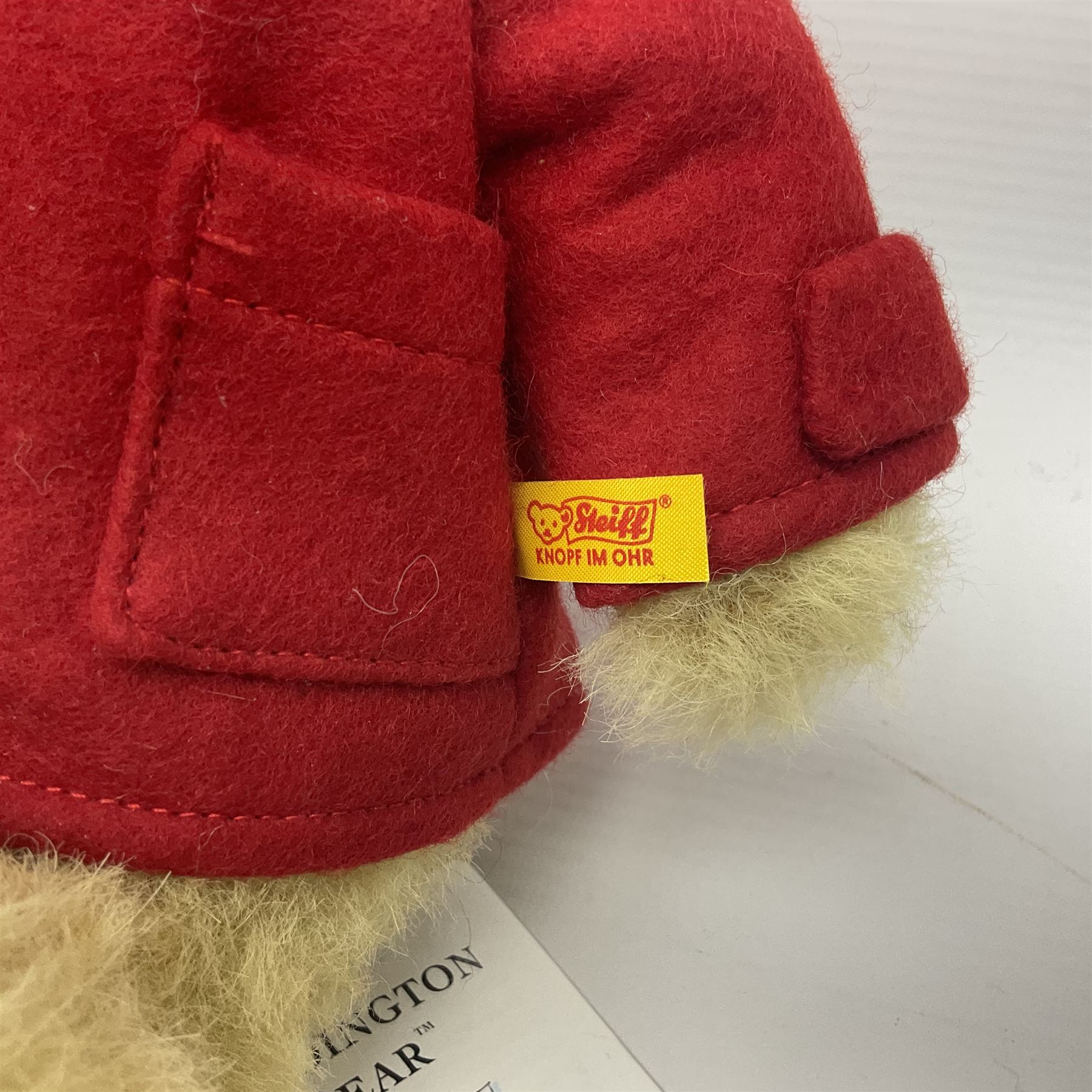 Steiff - Modern Paddington Bear circa 2007 with blue hat | Toys