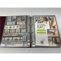 Queen Elizabeth II mint decimal stamps, mostly in presentation packs, face value of usable postage approximately 220 GBP