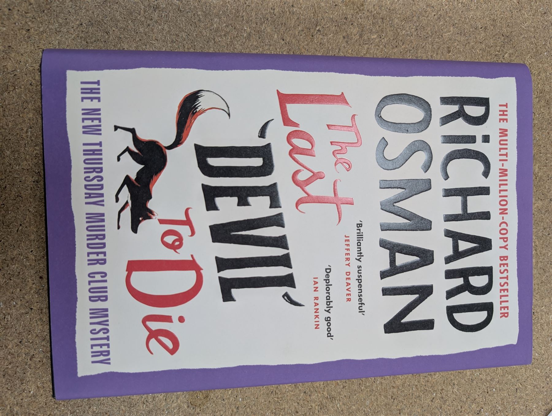 Eight first edition books, comprising signed Bob Mortimer 'And Away' autobiography, signed Richard Coles 'Murder Before Evensong' and six Richard Osman books, including 'The Thursday Murder Club' and 'The Last Devil To Die', with two Richard Osman signed bookplates