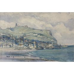 E Day (British 19th century): Scarborough, watercolour unsigned, attributed and dated 1870...